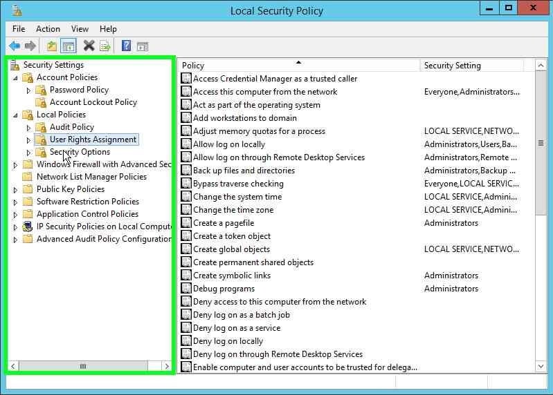 Local Security Policy-0017