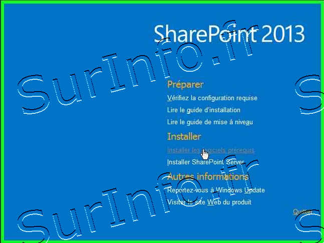 Install SharePoint 12